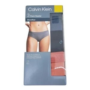Calvin Klein Women's Hipster Underwear 3 Pairs NWT